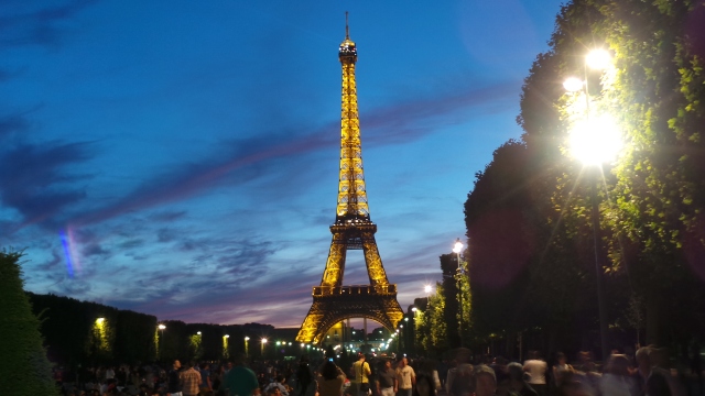 fête de la Musique bij de Eiffeltoren