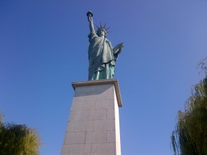 vrijheidsbeeld in Parijs